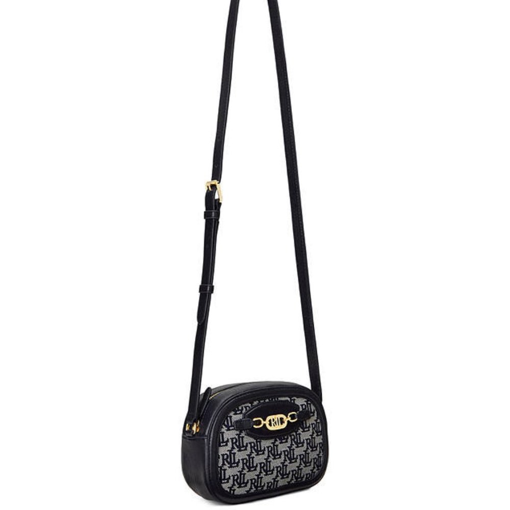 Lauren Ralph Lauren Monogram Medium Jordynn Crossbody Bag - Picture 4 of 7